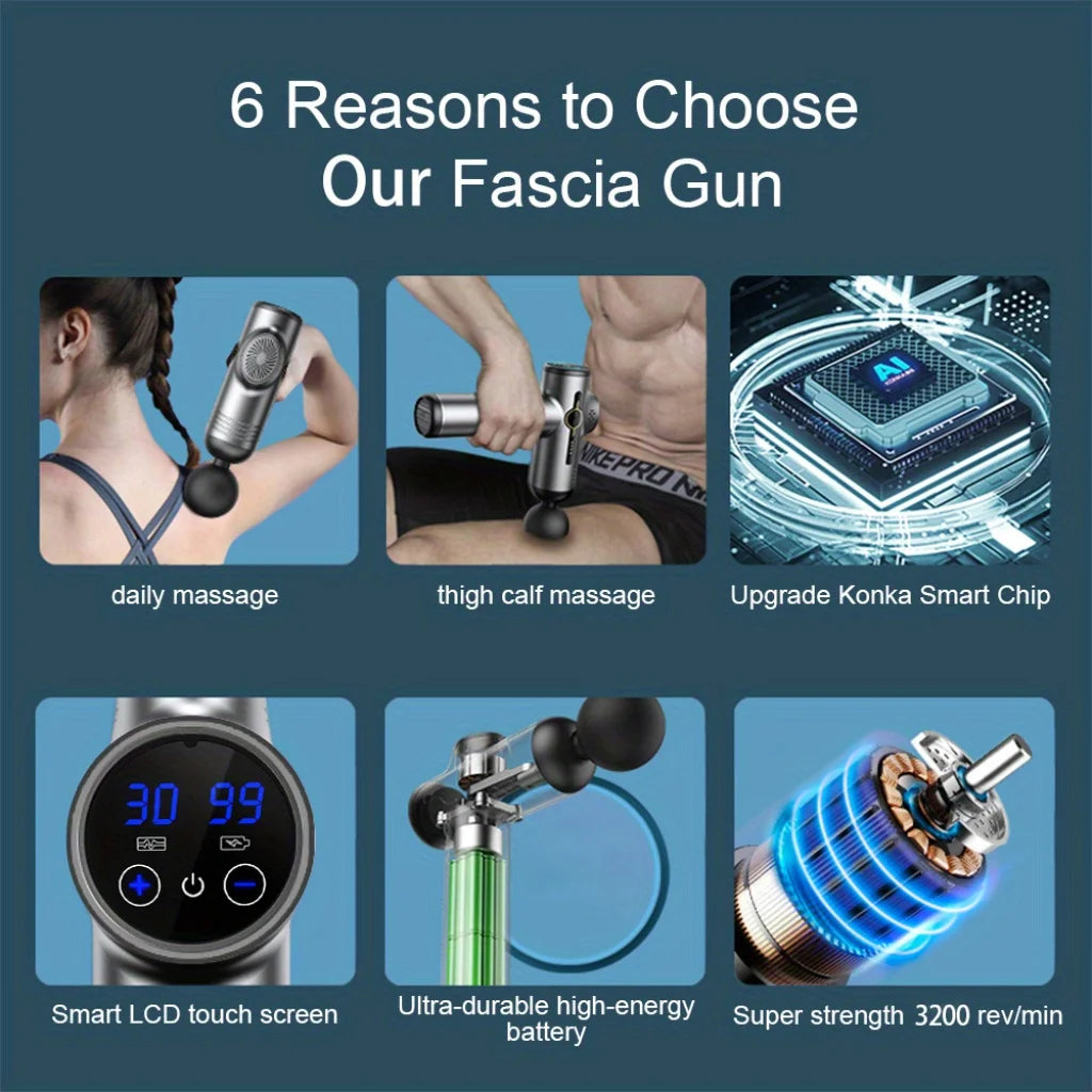 99 Speed Professional Muscle Massage Gun Massager Massager for Neck and Back Massage Instrument.