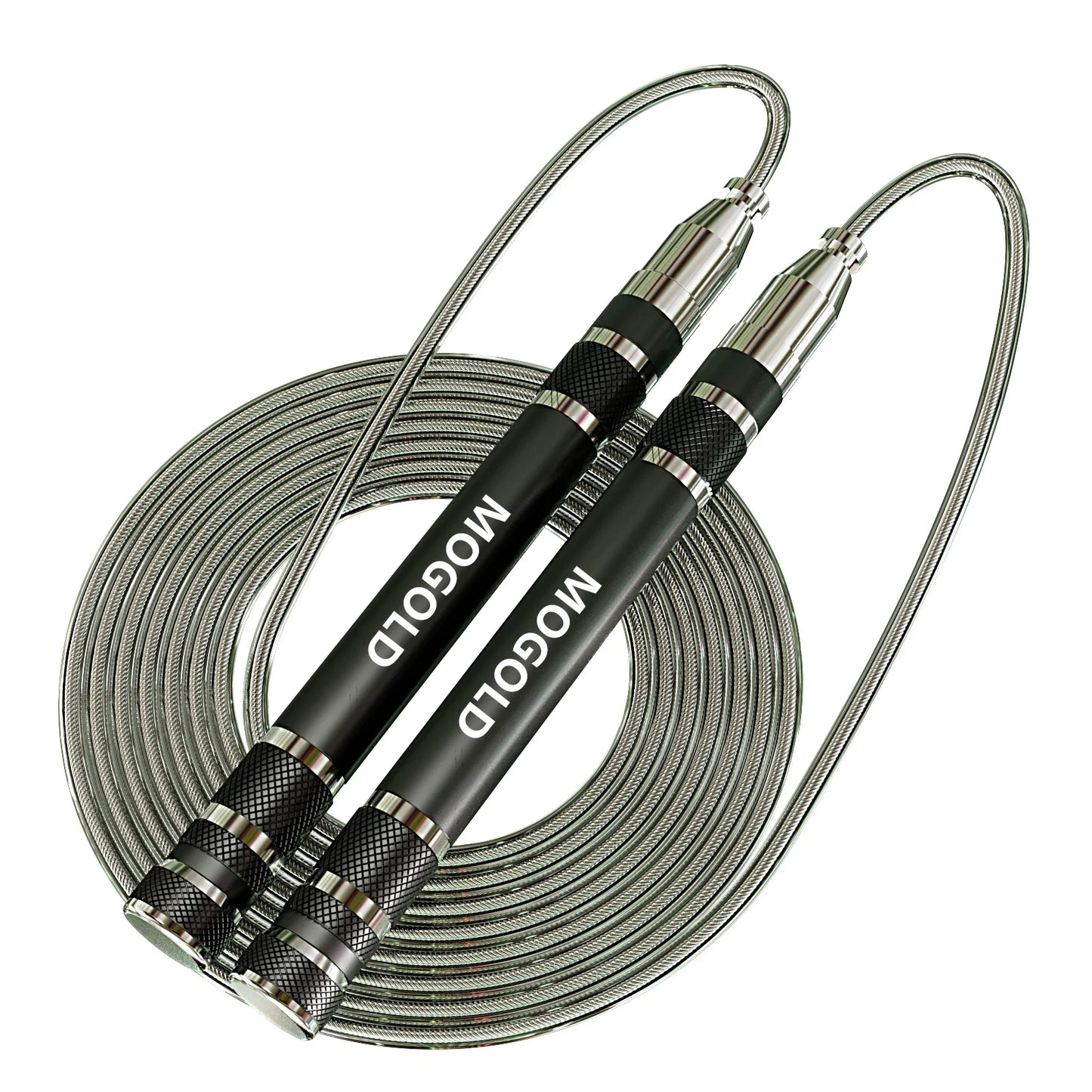 Aluminum Jump Rope, Ball Bearing, Adjustable Length Wire Rope, Gym Adult Fitness Training Sports Equipment.