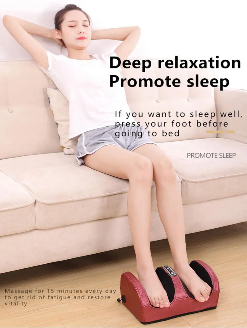 Electric Foot Massage Shiatsu Therapy Relax Health Care.