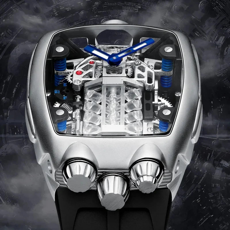 PINDU Design Men's Watches Top Brand Luxury Military Sport Men NH05 Automatic Watch Waterproof Mechanical Watches.