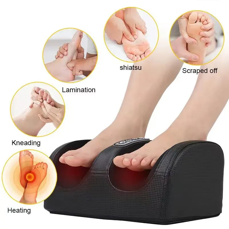 Electric Foot Massage Shiatsu Therapy Relax Health Care.