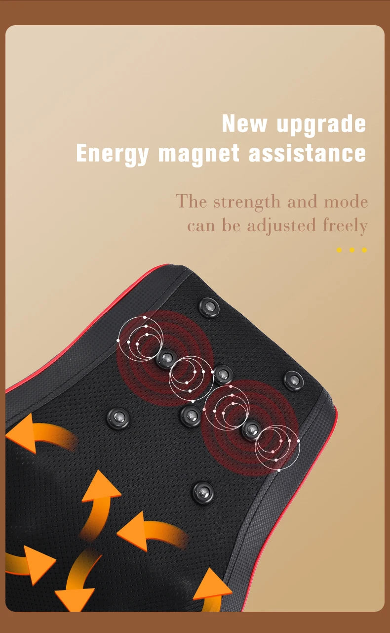 Neck Massager Small Waist Massager Heating Electric Small Massager Whole Body Massage To Relieve Muscle