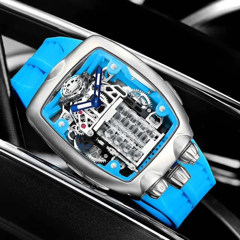 PINDU Design Men's Watches Top Brand Luxury Military Sport Men NH05 Automatic Watch Waterproof Mechanical Watches.