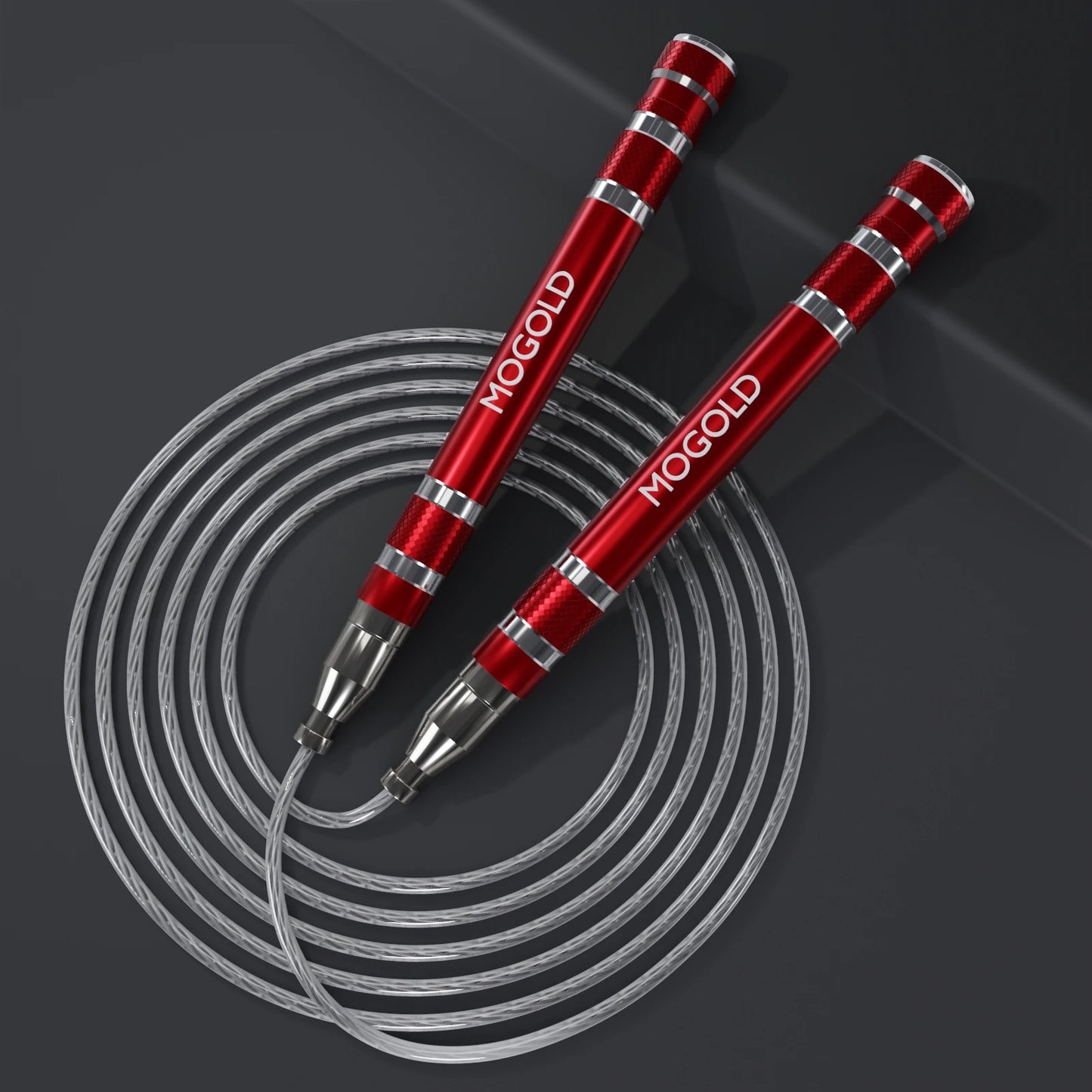 Aluminum Jump Rope, Ball Bearing, Adjustable Length Wire Rope, Gym Adult Fitness Training Sports Equipment.