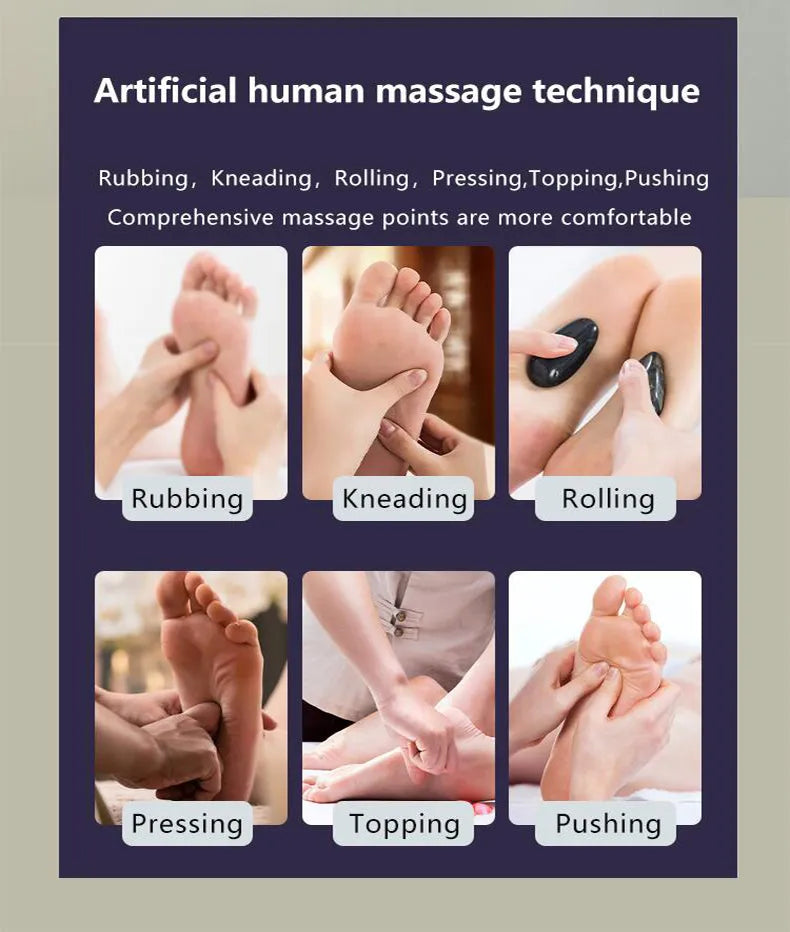 Electric Foot Massage Shiatsu Therapy Relax Health Care.