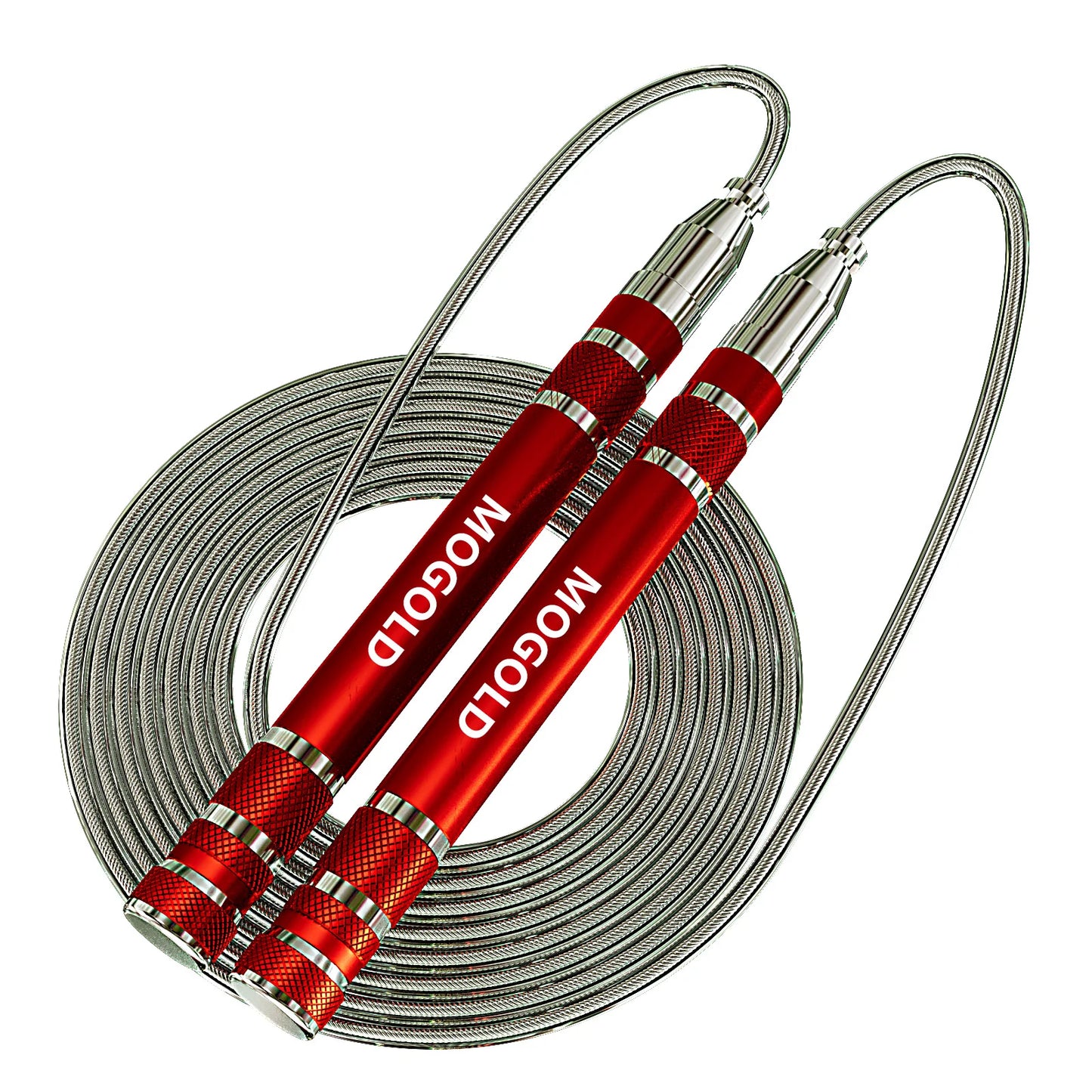 Aluminum Jump Rope, Ball Bearing, Adjustable Length Wire Rope, Gym Adult Fitness Training Sports Equipment.