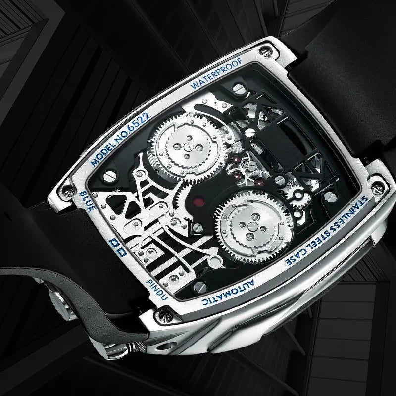 PINDU Design Men's Watches Top Brand Luxury Military Sport Men NH05 Automatic Watch Waterproof Mechanical Watches.