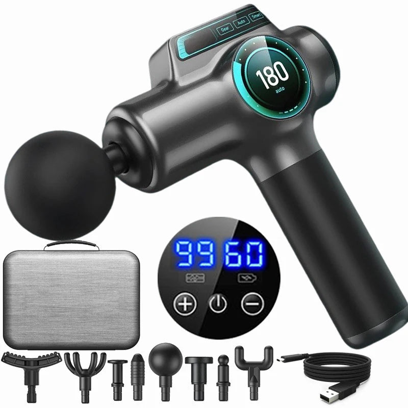 99 Speed Professional Muscle Massage Gun Massager Massager for Neck and Back Massage Instrument.
