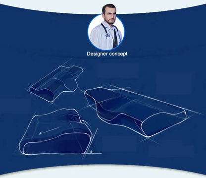 YR Memory Foam Pillow For Sleep Cervical Pillows, Pillows Relax The Cervical Spine Adult Slow Rebound