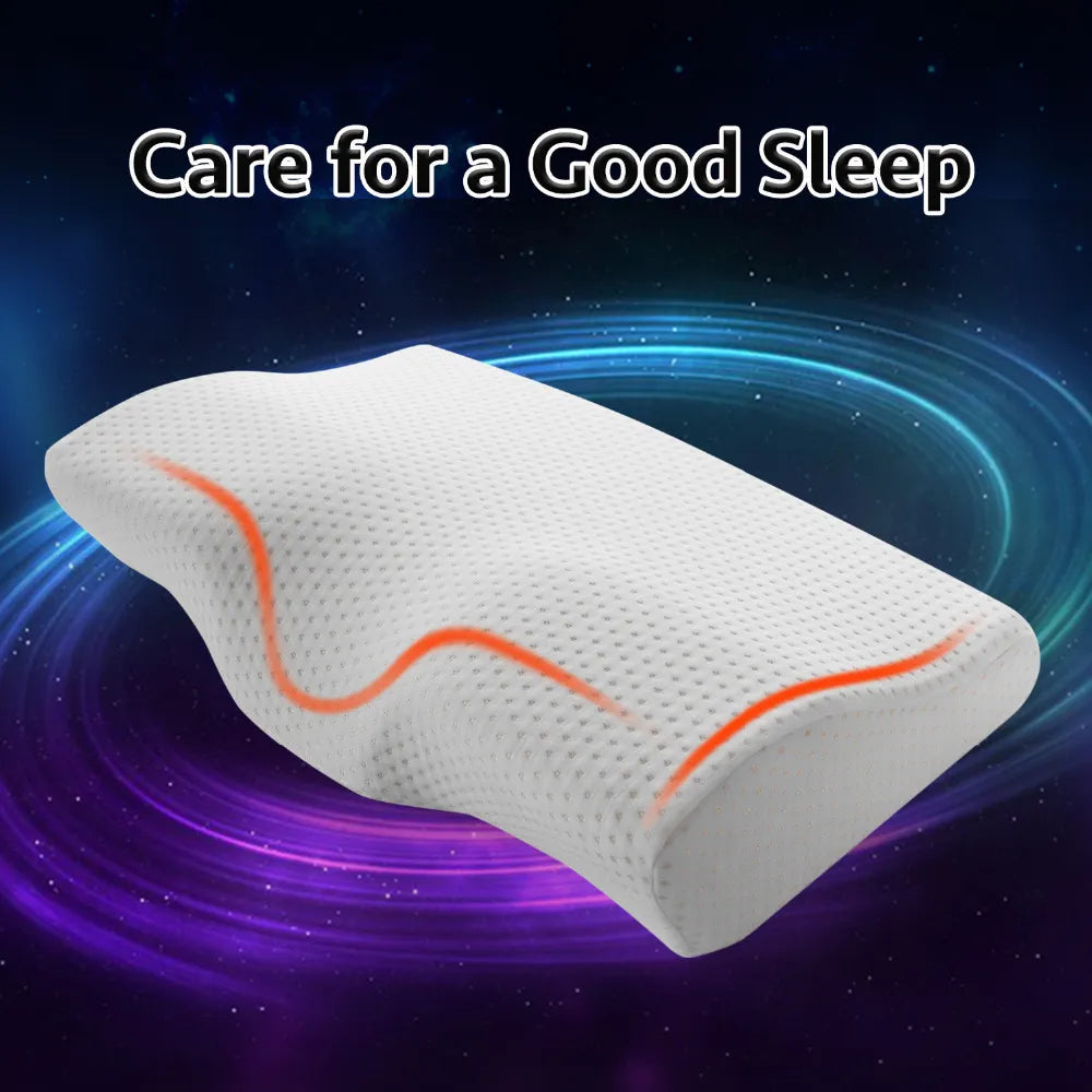 YR Memory Foam Pillow For Sleep Cervical Pillows, Pillows Relax The Cervical Spine Adult Slow Rebound