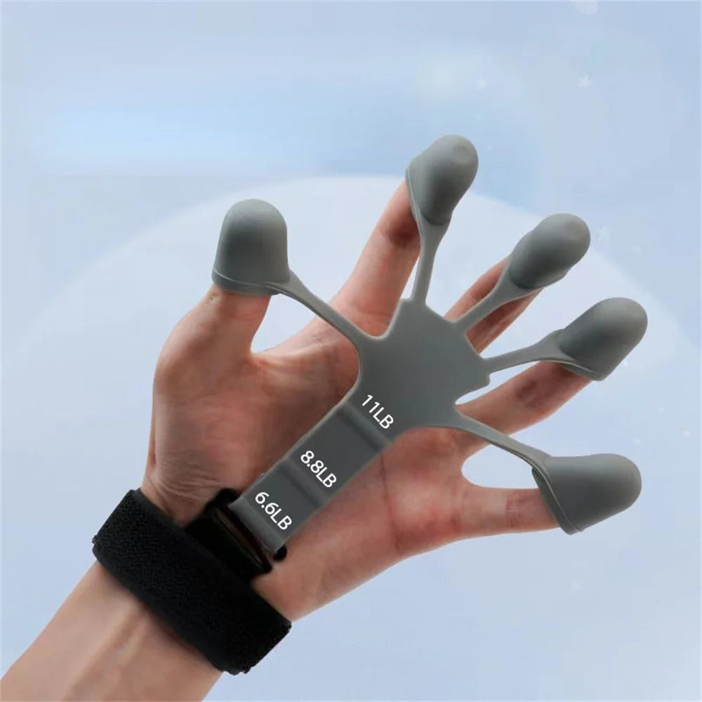 Exercise Finger 5 Finger Silicone Wrist Puller Hand Training Strength Exercise.