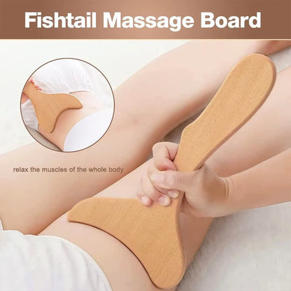 Wood Therapy Massage Tools Wooden  Massager Kit for Anticellulite, Body Contouring, Muscle Relax