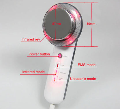 3 in 1 Cavitation Ultrasonic Machine Weight Loss Microcurrent EMS Body Slimming Massager Fat Burner Cream Gel