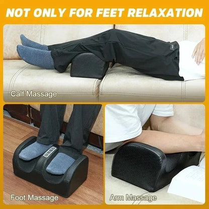 Electric Foot Massager Heated Roller Calf Deep Tissue Shiatsu Kneading Body Massage Relaxed Muscles Health Care.