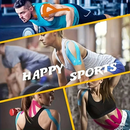 1pc Elastic Sports Waterproof Protective Tape Kinesiology Tape  Athletic Bandage Muscle Tape Face Lifting Camouflage Tape