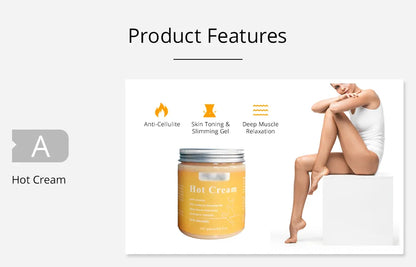 3 in 1 Cavitation Ultrasonic Machine Weight Loss Microcurrent EMS Body Slimming Massager Fat Burner Cream Gel