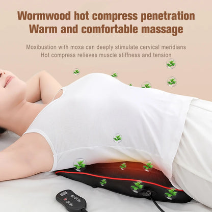 Neck Massager Small Waist Massager Heating  Electric Small Massager Whole Body Massage To Relieve Muscle