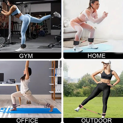 Gantry Frame Rear Kick Ankle Buckle Indoor Sports and Fitness Double Buckle Ankle and Hip Strength Training