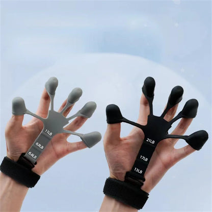 Exercise Finger 5 Finger Silicone Wrist Puller Hand Training Strength Exercise.