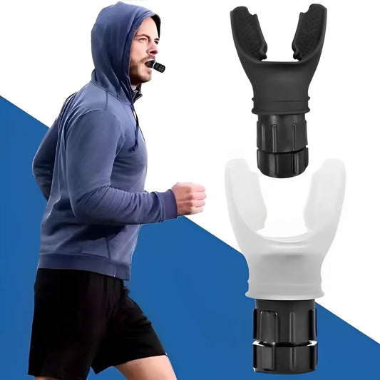 1Pcs Breathing Exercise For Lungs Portable Breath Fitness Exerciser Device Endurance Workout With Adjustable Resistances.