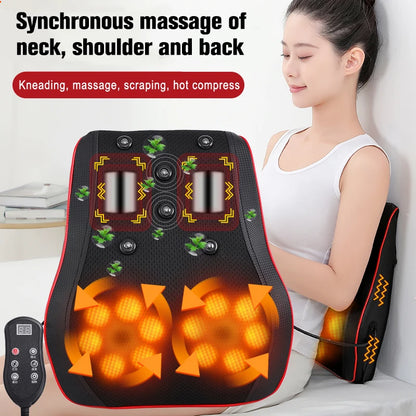 Neck Massager Small Waist Massager Heating  Electric Small Massager Whole Body Massage To Relieve Muscle
