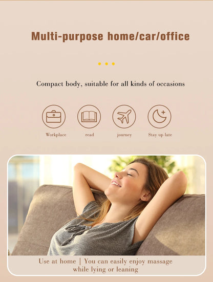 Neck Massager Small Waist Massager Heating  Electric Small Massager Whole Body Massage To Relieve Muscle