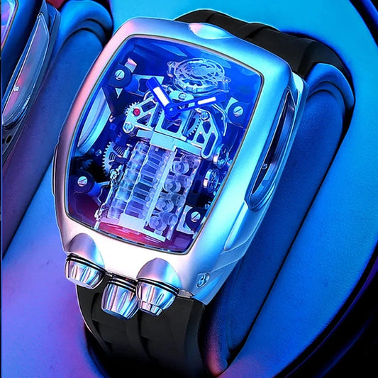 PINDU Design Men's Watches Top Brand Luxury Military Sport Men NH05 Automatic Watch Waterproof Mechanical Watches.
